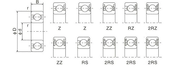 Use in Plastic Machinery 6300 10*35*11size Bearing