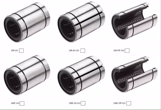 Cojinete lineal de precisión de suministro de fábrica Lm Lme Lmk Lmf Lmh Serie Kh Cojinete deslizante de brida cuadrada para sistema de movimiento lineal CNC de eje